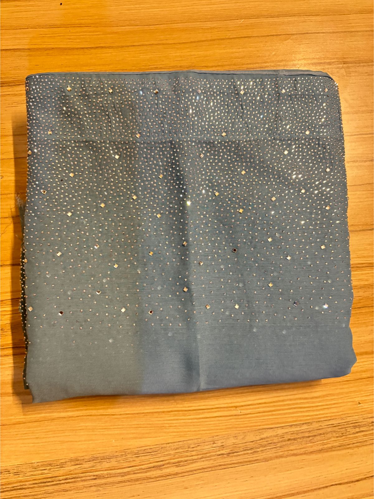 Midnight Spark Chiffon Saree