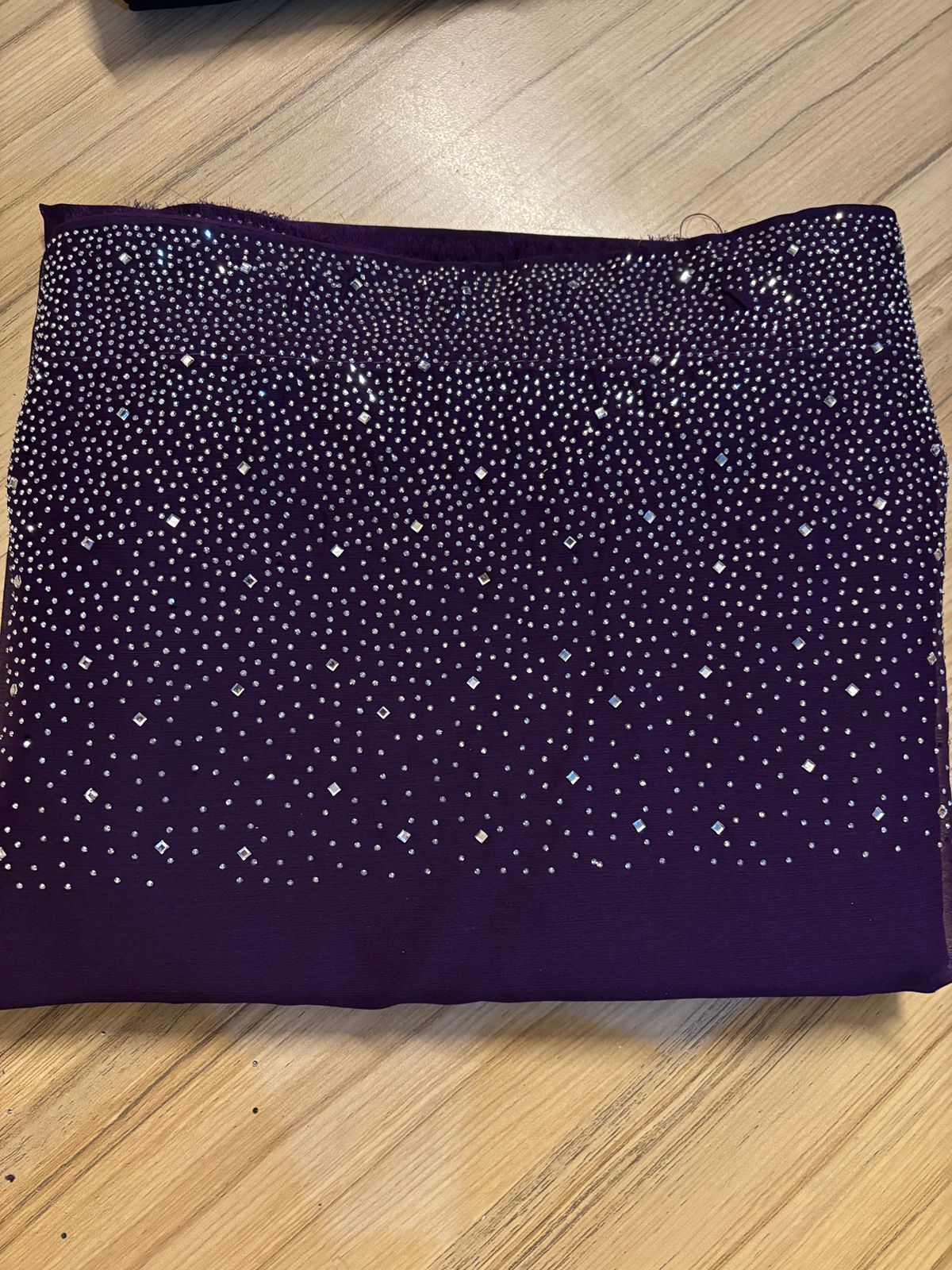 Midnight Spark Chiffon Saree