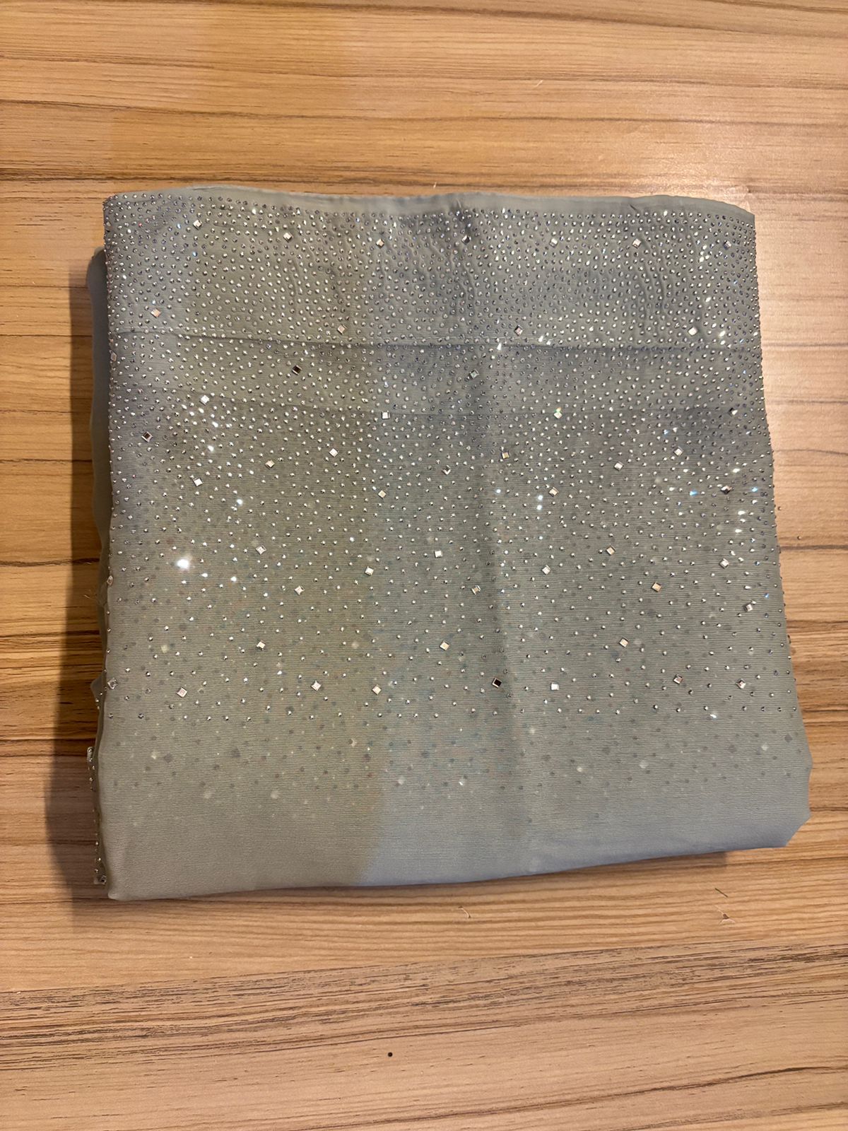 Midnight Spark Chiffon Saree