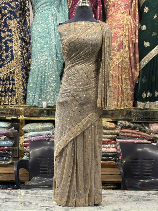 Auric Drape Saree[UNSTITCHED]