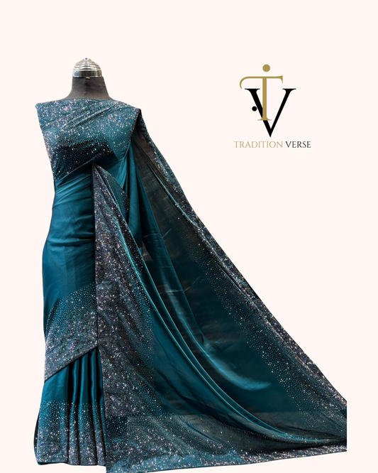Ocean Luxe Silk saree